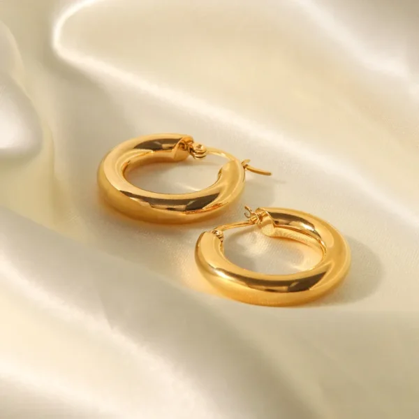 Classic Round Hoop Earrings