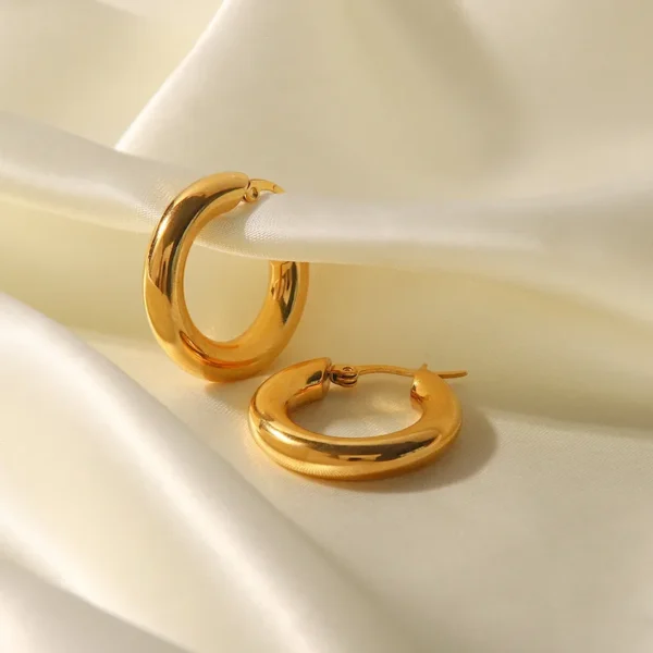 Classic Round Hoop Earrings