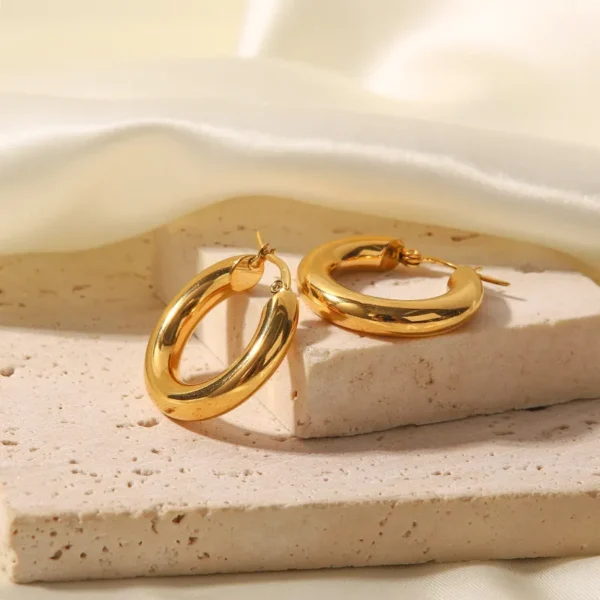 Classic Round Hoop Earrings
