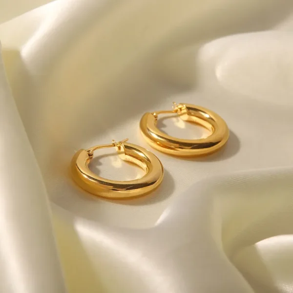 Classic Round Hoop Earrings