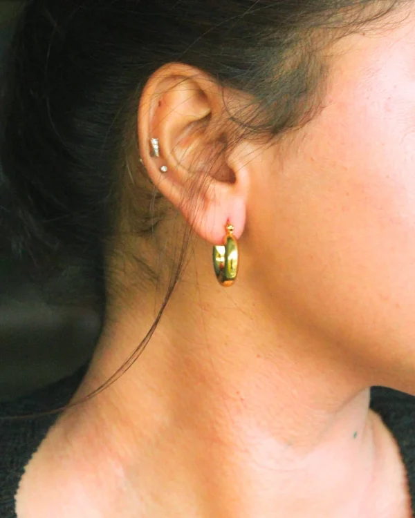 Classic Round Hoop Earrings