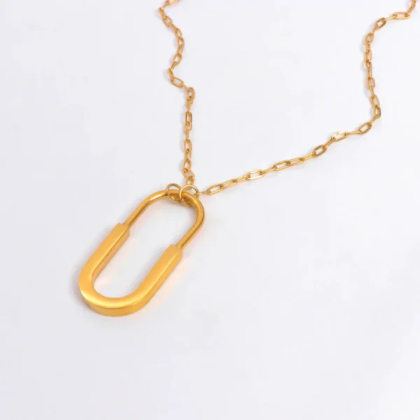 Medium Lock Pendant Necklace