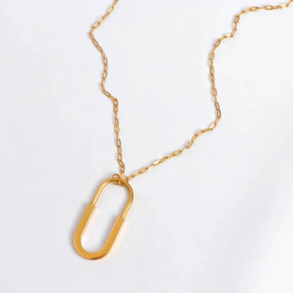 Medium Lock Pendant Necklace