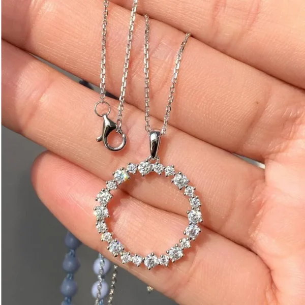 Circle Of Life Silver Pendant Necklace