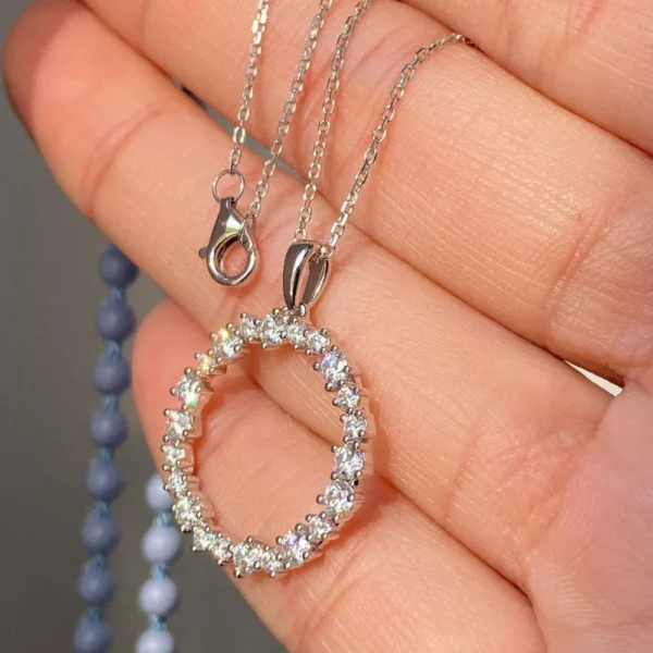 Circle Of Life Silver Pendant Necklace