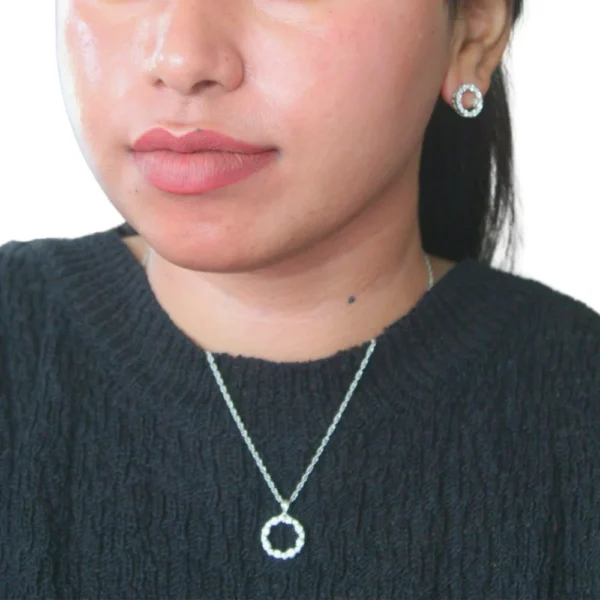 Circle Of Life Silver Pendant Necklace