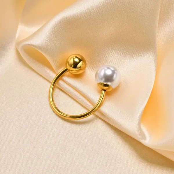 Pearl Open Ring