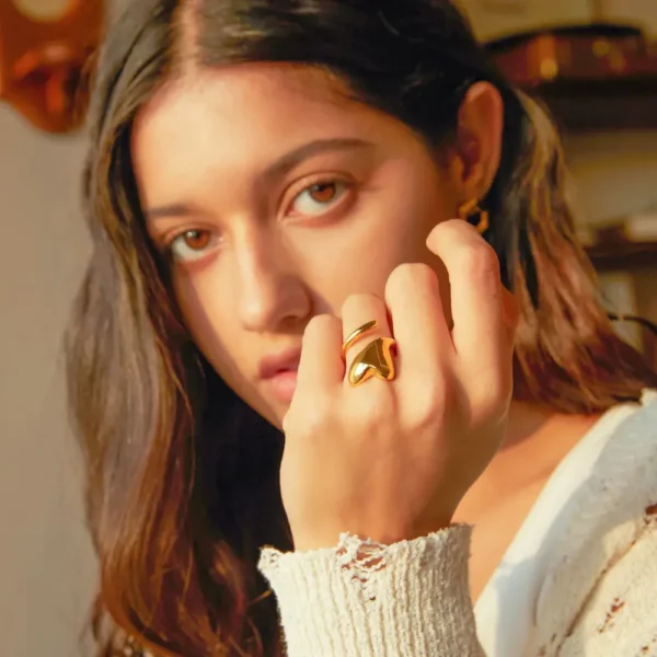 Bold Open Heart Ring