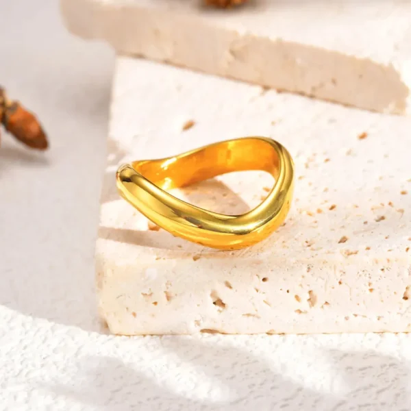 Bold Chevron Ring