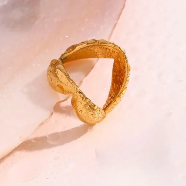 Minimalist Open Love Ring