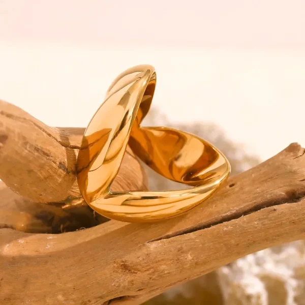 Minimalist Open Love Ring