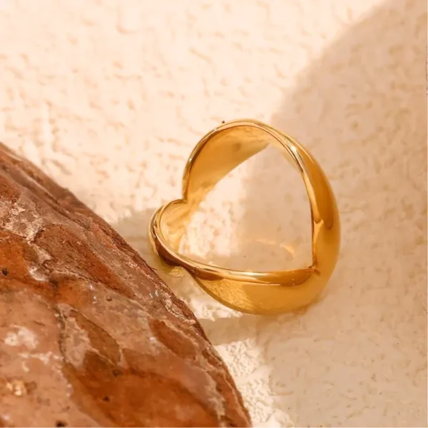 Minimalist Open Love Ring
