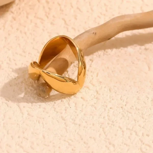 Minimalist Open Love Ring