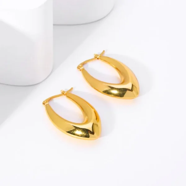 Chunky U Hoop Earrings