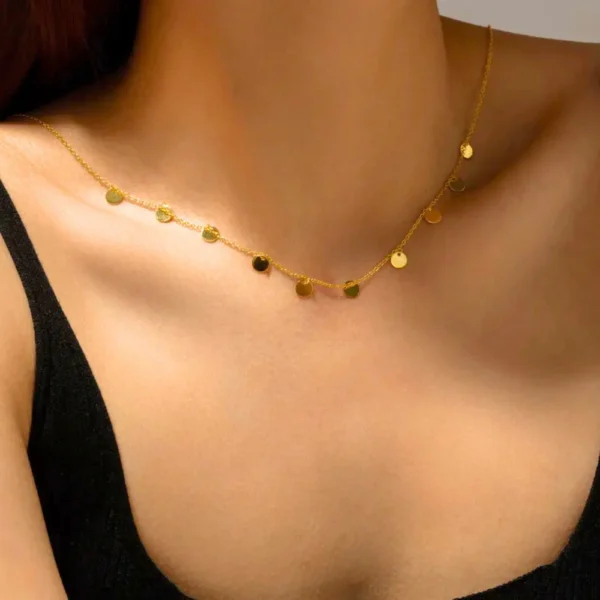 Tiny Charms Station Necklace