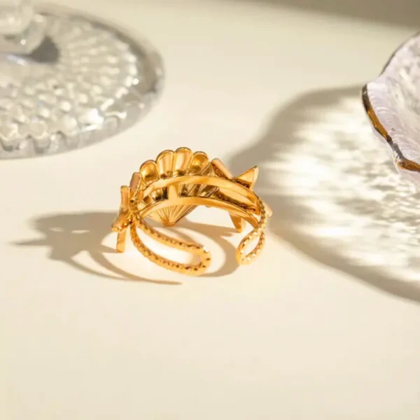 Starfish Open Ring
