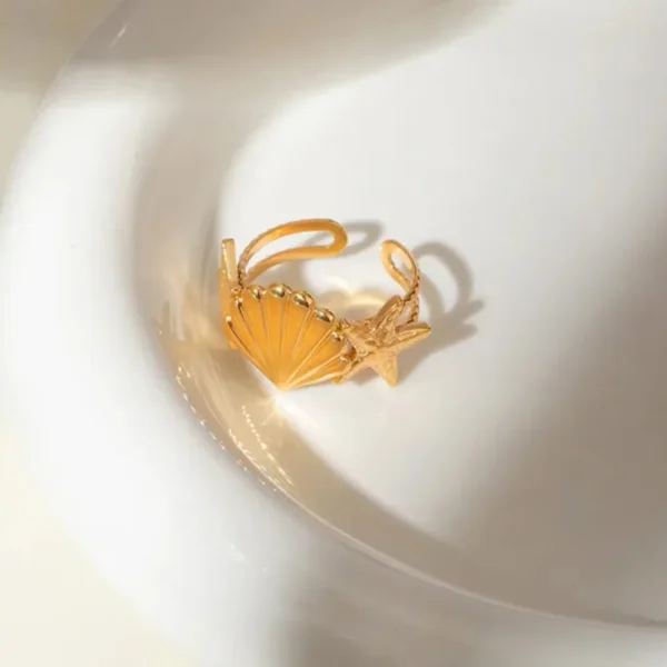 Starfish Open Ring