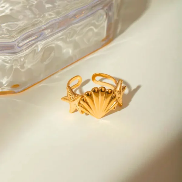 Starfish Open Ring
