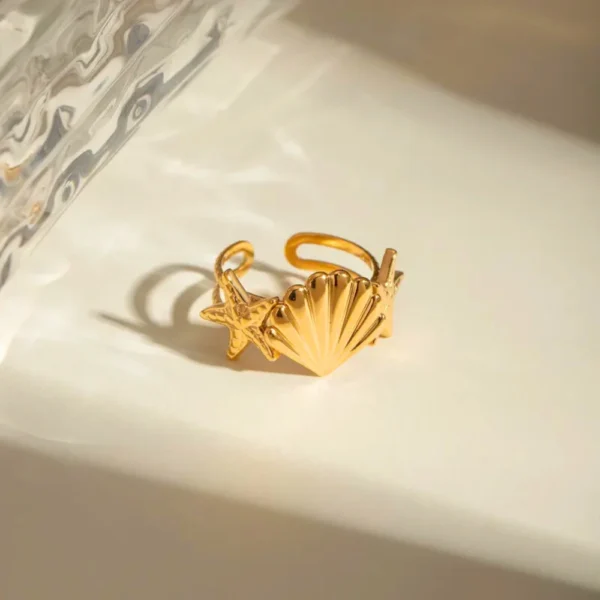 Starfish Open Ring