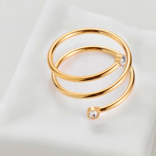 Boho Style Spiral Ring