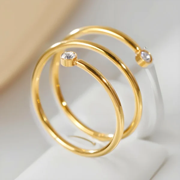 Boho Style Spiral Ring