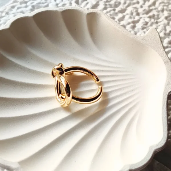 Rope Knot Open Ring