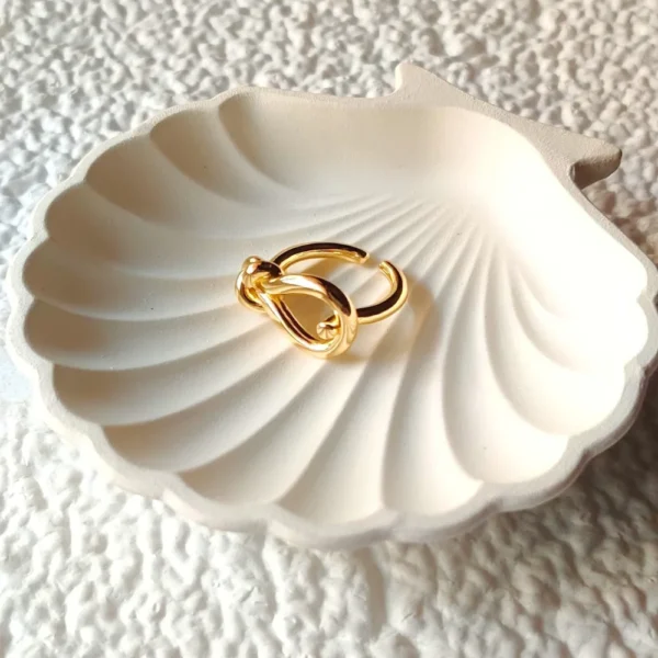 Rope Knot Open Ring