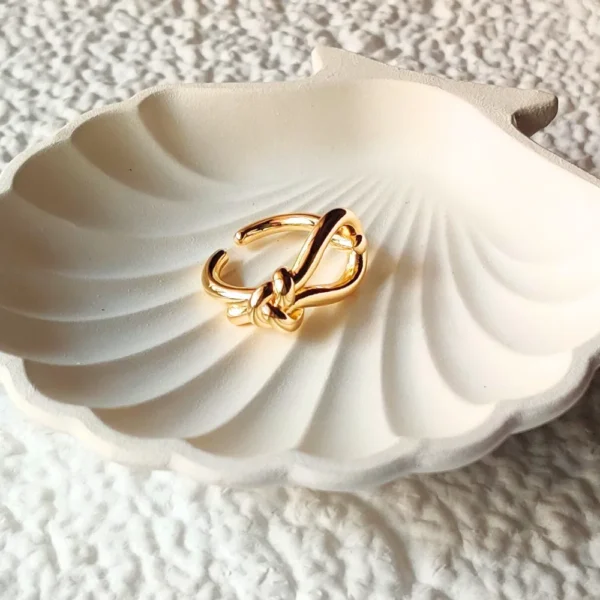 Rope Knot Open Ring
