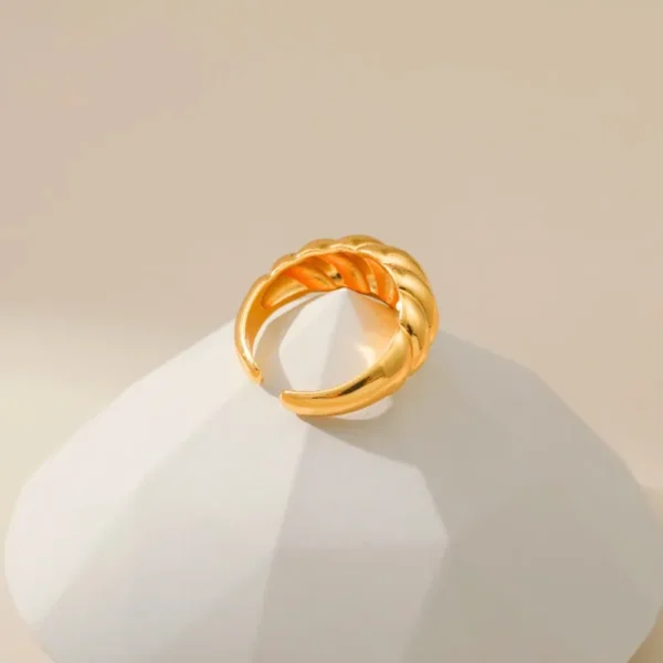 Bold Croissant Open Ring